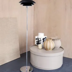 Dyberg Larsen - Gulvlampe DL31 - Mat sort
