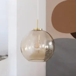 Dyberg Larsen - Loop pendel amber D25