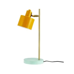 Dyberg Larsen - Ocean bordlampe - Karry/Turkis - gul og blå