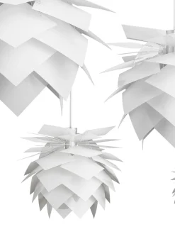 Dyberg Larsen - PineApple Pendel - Medium - Hvid - Loftlampe