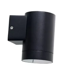 Dyberg Larsen - STEGE Down udendørs væglampe - Mat sort