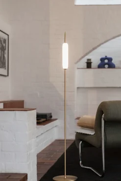 Ekta Living - Gulvlampe - Dunhammer - Pale Brass