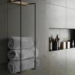 Ekta Living - Håndklædeholder - Towel Rack - Nature Eg