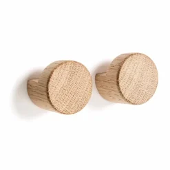 Ekta Living - Knager i eg - Sæt med 2 styk