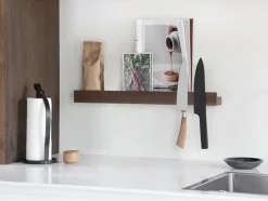 Ekta Living - Knivmagnet Hylde - Magnet Shelf - Røget Eg - 40 cm