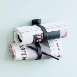 Ekta Living - Multikrog - Double loop - Sort - Sæt med 2 kroge