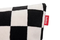 Fatboy - Teddy pude - Chess Black Ecru - sort ternet - 50x50 cm