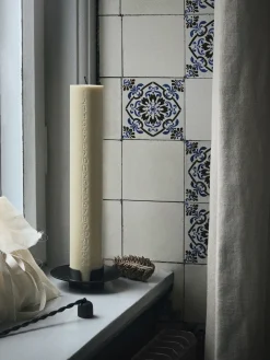 Ferm Living - Block Lysestage - Sort Messing