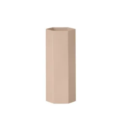 Ferm Living - Hexagon vase - rosa