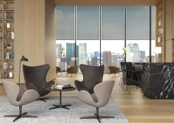 Fritz Hansen - Gulvlampe - Kaiser Idell 6556-F - Mat Sort