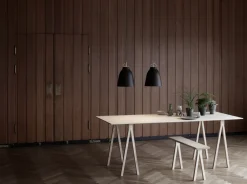 Fritz Hansen - Loftlampe - Caravaggio™ Matt - Sort - P2 Medium