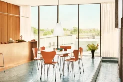 Fritz Hansen - Loftlampe - Caravaggio Opal - P2 Medium - Silver ledning 3m