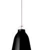 Fritz Hansen - Loftlampe - Caravaggio - Sort - P3 Large - Rød ledning 6m