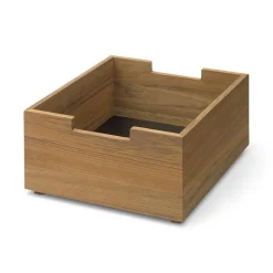 Fritz Hansen - Opbevaringskasse - Cutter box low - Teak