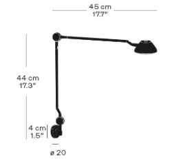 Fritz Hansen - Væglampe - AQ01 - Blå