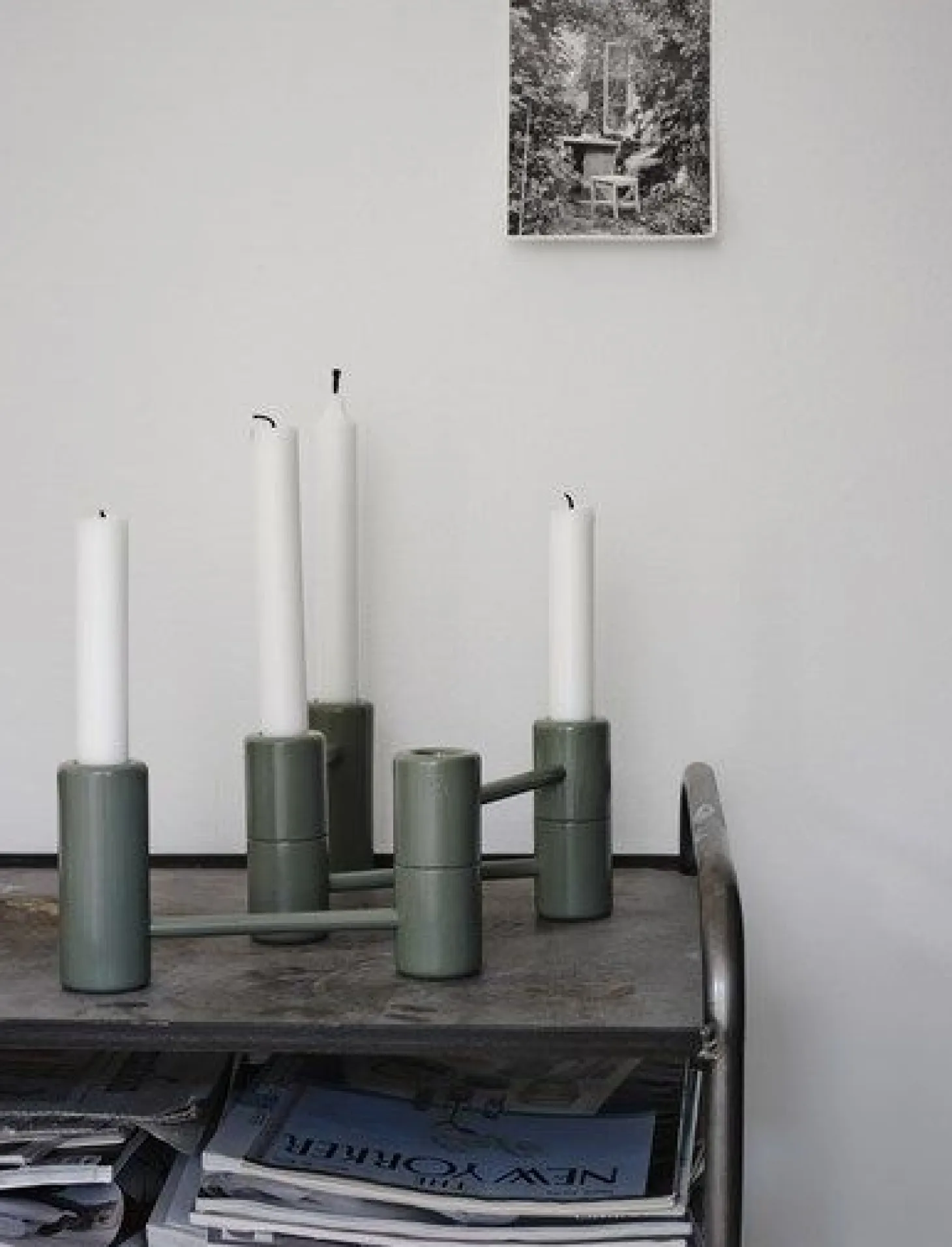 Fritz Hansen lysestage - Segment Candleholder i eg