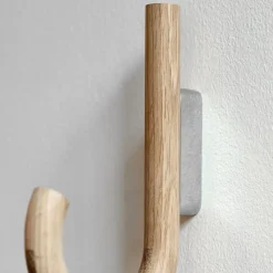 Gejst - Hook knage i EG og krom, 13 x 2 x 19 cm