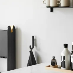 Gejst - Hook mini knage - Black Oak Chrome