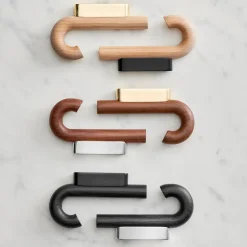 Gejst - Hook mini knage - Oak Brass