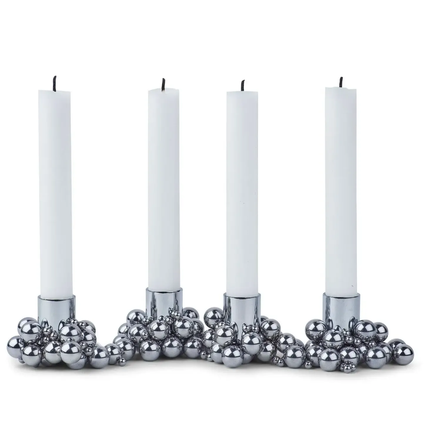 Gejst - lysestage Molekyl 4 - chrome