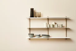 Gejst - Nivo D, shelf large - Lys eg/hvid