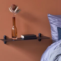 Gejst - NIVO G væghylde - Large - Sort ask/Sort