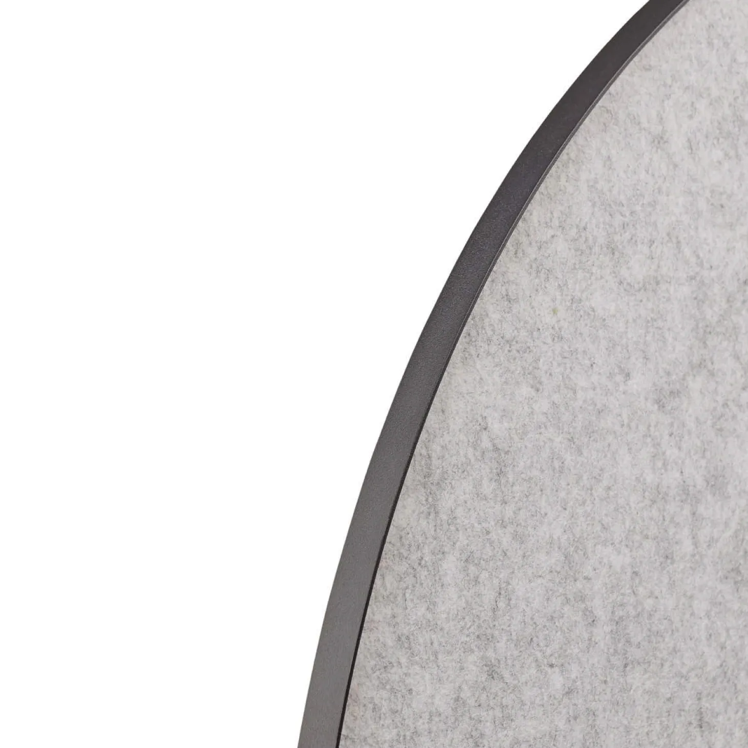 Gejst - Retell opslagstavle - Lysegrå og sort kant