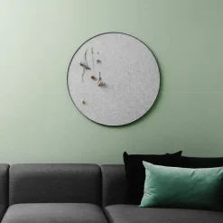 Gejst - Retell opslagstavle - Lysegrå og sort kant