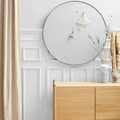 Gejst - Retell opslagstavle - Lysegrå og sort kant