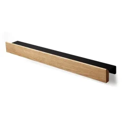Gejst hylde - Flex rail køkkenhylde - Eg/sort - 60 cm