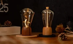 Gingko - Bordlampe - Opal Drift Light - Hvid Ask