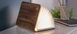 Gingko - LED Smart Booklight - Walnut - Large