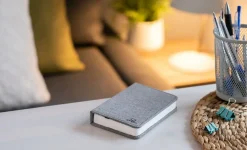 Gingko - LED Smart Fabric Booklight - Urban Grey - Mini