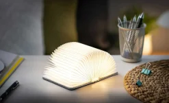 Gingko - LED Smart Fabric Booklight - Urban Grey - Mini