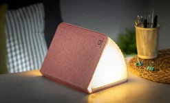 Gingko - LED Smart Fabric Booklight- Blush Pink