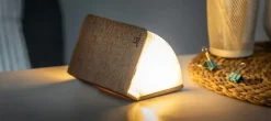 Gingko - LED Smart Fabric Booklight - Coffee Brown - Mini