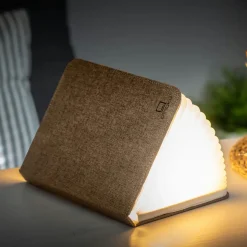 Gingko - LED Smart Fabric Booklight- Coffee Brown