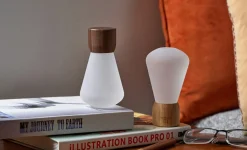 Gingko - Pentagon Light bulb Lamp Mini White Ash Wood