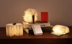 Gingko - Super Mini Smart Book Light - Valnød