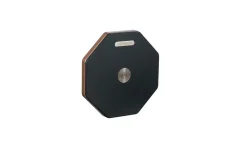 Gingko - Twist Hexagon Lamp - Black