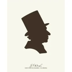 H. C. Andersen Original - "Silhuet" Plakat i ramme - 40x50