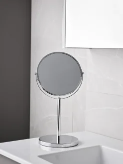 Habo - Bordspejl - Coral - Krom - H: 35 x Ø: 16 cm