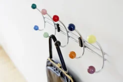 Habo - Knagerække med 5 knager - Berry - krom - flere farvet