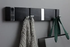 Habo - Knagerække med 4 knager - Flipper - Sort