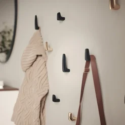 Habo - Krog - 31x81 mm - Sort messing - 2 stk.