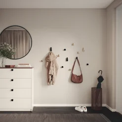 Habo - Krog - 31x81 mm - Sort messing - 2 stk.