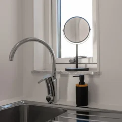 Habo - Sæbedispenser - Nature og Sort - H: 16 cm