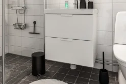 Habo - Toiletspand - Blossom - Sort - H: 26 cm