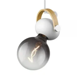 Halo Design - D.C Fatningssæt Ø10 - Hvid/Eg