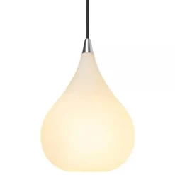 Halo Design - Drops Pendel Ø23 - Opalic/Alu